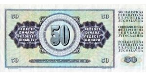 Banknote from Yugoslavia