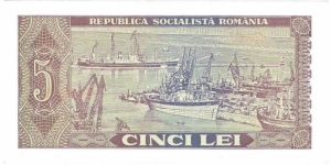 5 Lei(Socialist Republic of Romania 1966) Banknote
