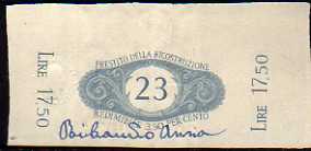 Banknote from Italy