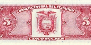 Banknote from Ecuador