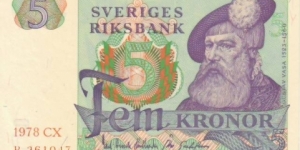 5 Kronor Banknote