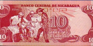 Banknote from Nicaragua