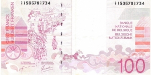 Banknote from Belgium