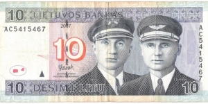 10 Litu Banknote