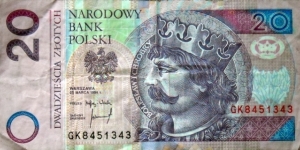 Poland 20 zł.
GK8451343 Banknote