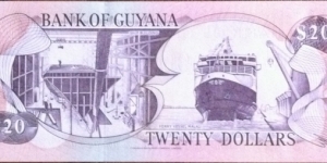 Banknote from Guyana