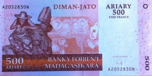 Madagascar 500 Ariary Banknote