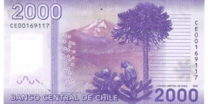 Banknote from Chile