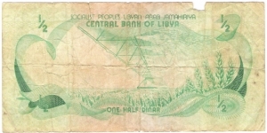 Banknote from Libya