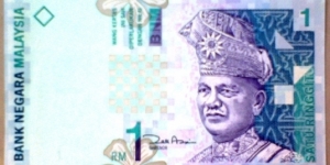 1 Ringgit, Bank Negara Malaysia
King Tuanku Abdul Rahman / Mount Kinabalu, Sabah (North Boreo) Banknote