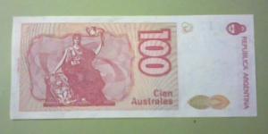 Banknote from Argentina