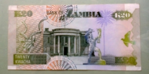 Banknote from Zambia