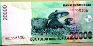 Banknote from Indonesia