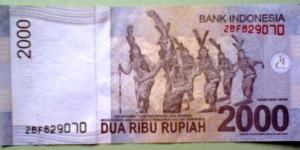 Banknote from Indonesia