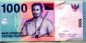 1000 Rupiah, Bank of Indonesia
Captain Pattimura / Volcano Banknote