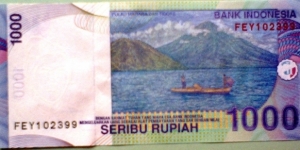 Banknote from Indonesia