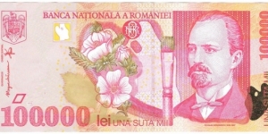 100.000 Lei Banknote