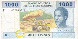 1000 Francs(Equatorial Guinea 2002) Banknote