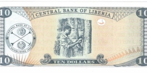 Banknote from Liberia