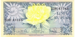 5 Rupiah(1959) Banknote