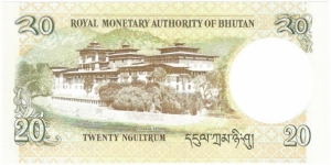 Banknote from Bhutan