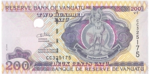 200 Vatu Banknote