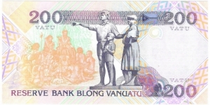 Banknote from Vanuatu