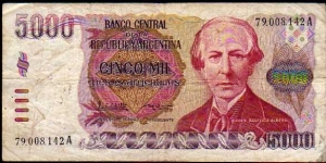 5000 Pesos__
pk# 318__
ND (1984-1985) Banknote
