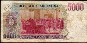 Banknote from Argentina