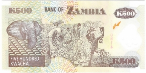 Banknote from Zambia