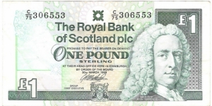 1 Pound Sterling Banknote