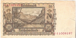 Banknote from Germany