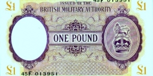 BMA - 1 POUND Banknote