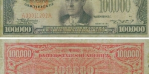 Banknote from USA