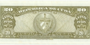 Banknote from Cuba