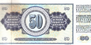 Banknote from Yugoslavia