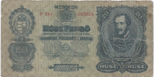 20 Pengo Banknote