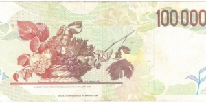 Banknote from Italy