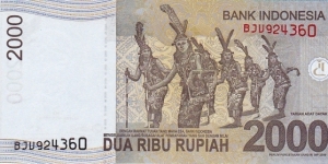 Banknote from Indonesia