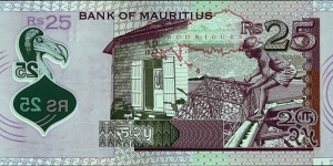 Banknote from Mauritius