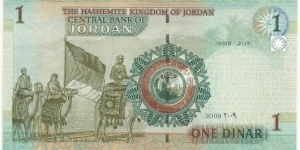 Banknote from Jordan