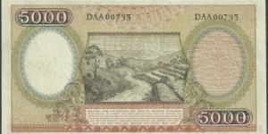 Banknote from Indonesia