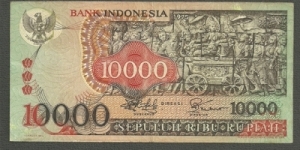 10,000 Rp Borobudur Series Banknote