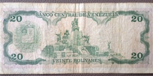 Banknote from Venezuela