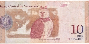 Banknote from Venezuela