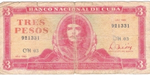 3 Pesos Banknote