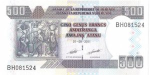 500 Francs Banknote