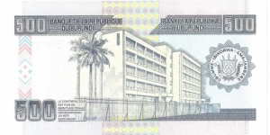 Banknote from Burundi