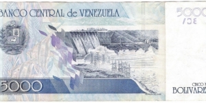 Banknote from Venezuela