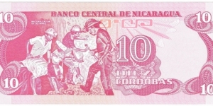 Banknote from Nicaragua